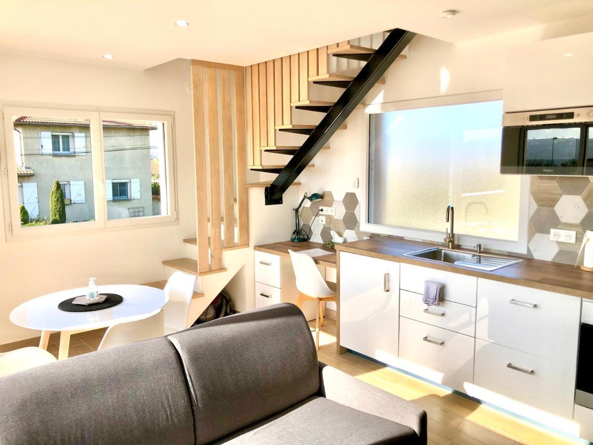 La Parenthese Balneo T2 Cosy De 40M² Avec Terrasse Apartman Ternay  Kültér fotó